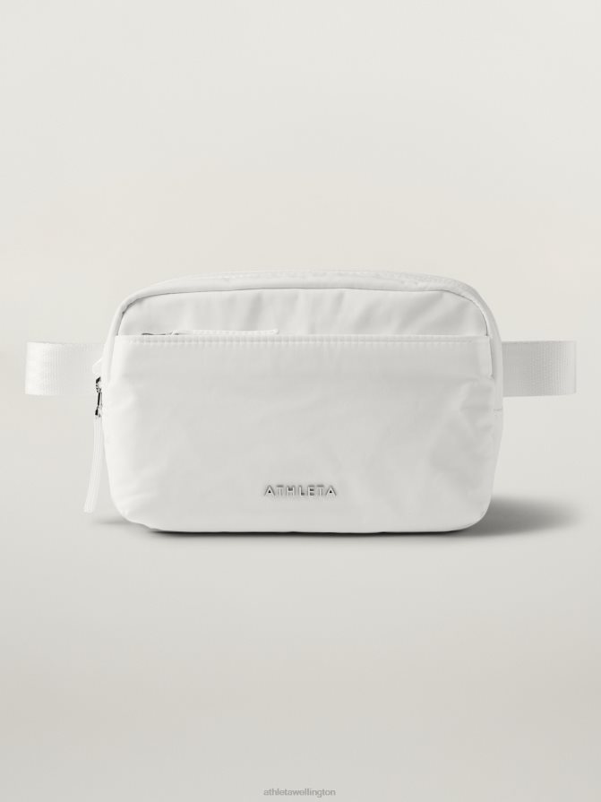 Athleta Women Bright White All About Crossbody Belt Bag TZB4L0961