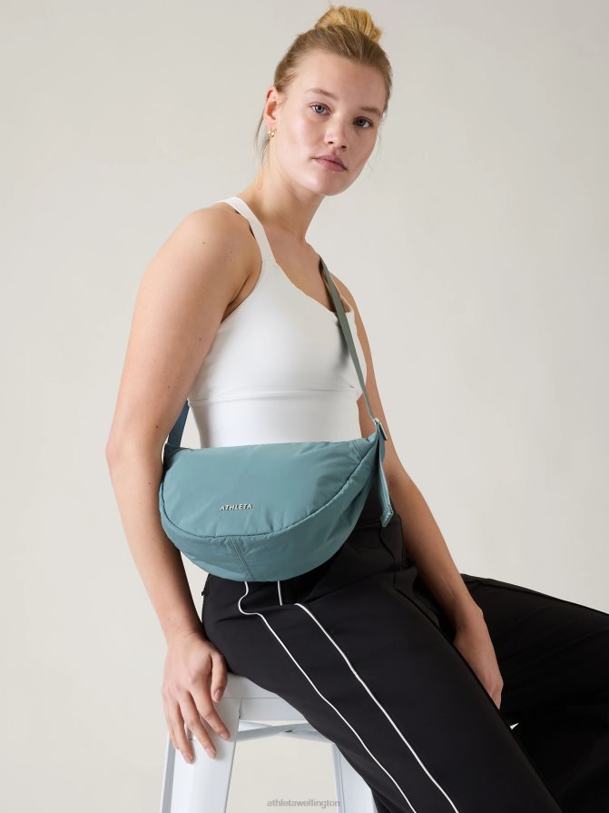 Athleta Women Oxidized Green All About Crossbody Bag TZB4L0976