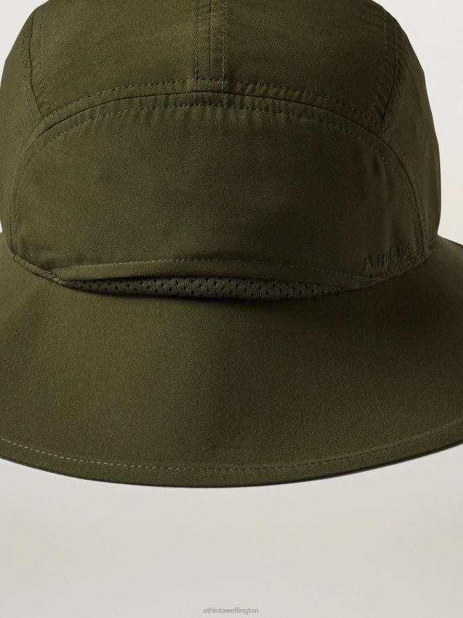 Athleta Women Aspen Olive Excursion Trail Hat TZB4L01026