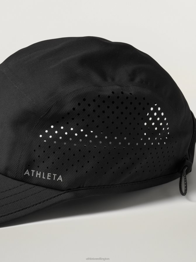 Athleta Women Black Pacesetter Run Hat TZB4L01003