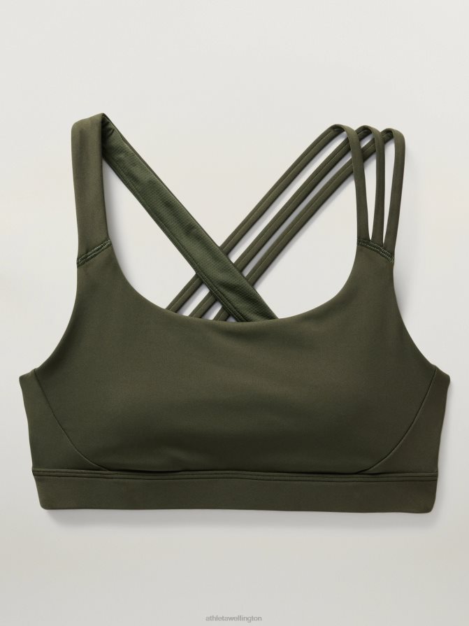 Athleta Women Aspen Olive Train Free Bra A-C TZB4L0689