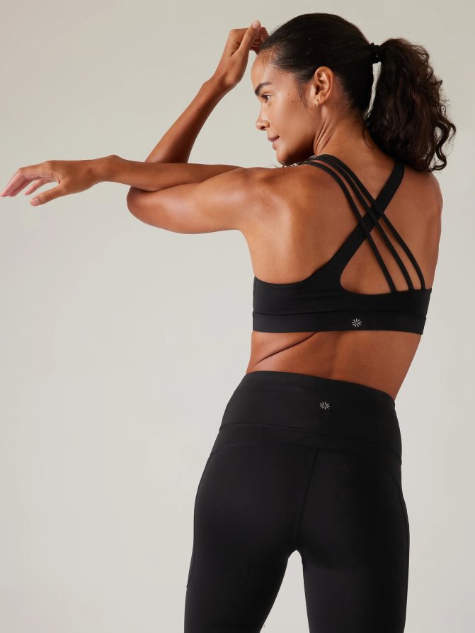 Athleta Women Black Train Free Bra A-C TZB4L0670