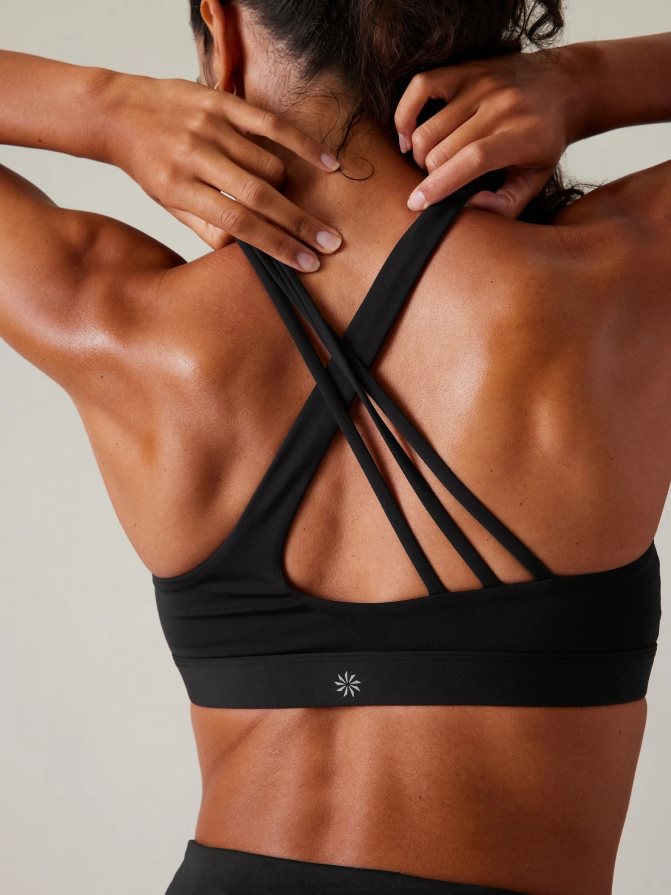 Athleta Women Black Train Free Bra A-C TZB4L0670