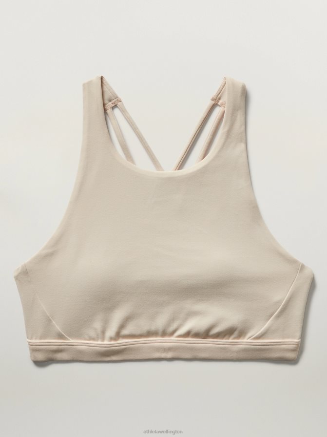 Athleta Women Chantilly Cream Keys Transcend Bra A-C TZB4L0732