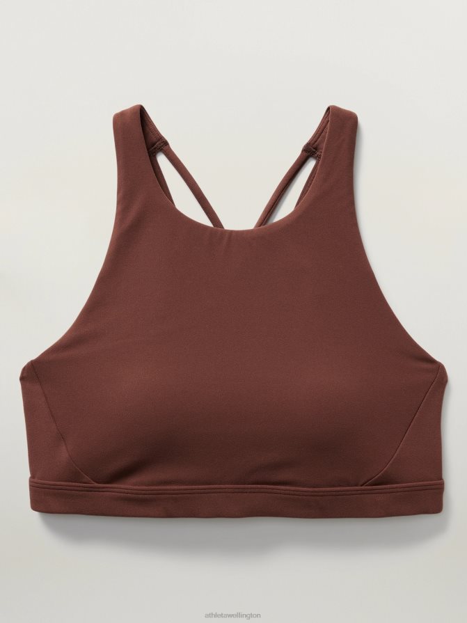 Athleta Women Dark Cherrywood Keys Transcend Bra A-C TZB4L0697