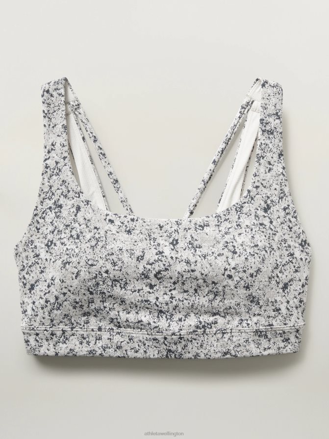 Athleta Women Grey Texture Exhale Bra A-C TZB4L0702