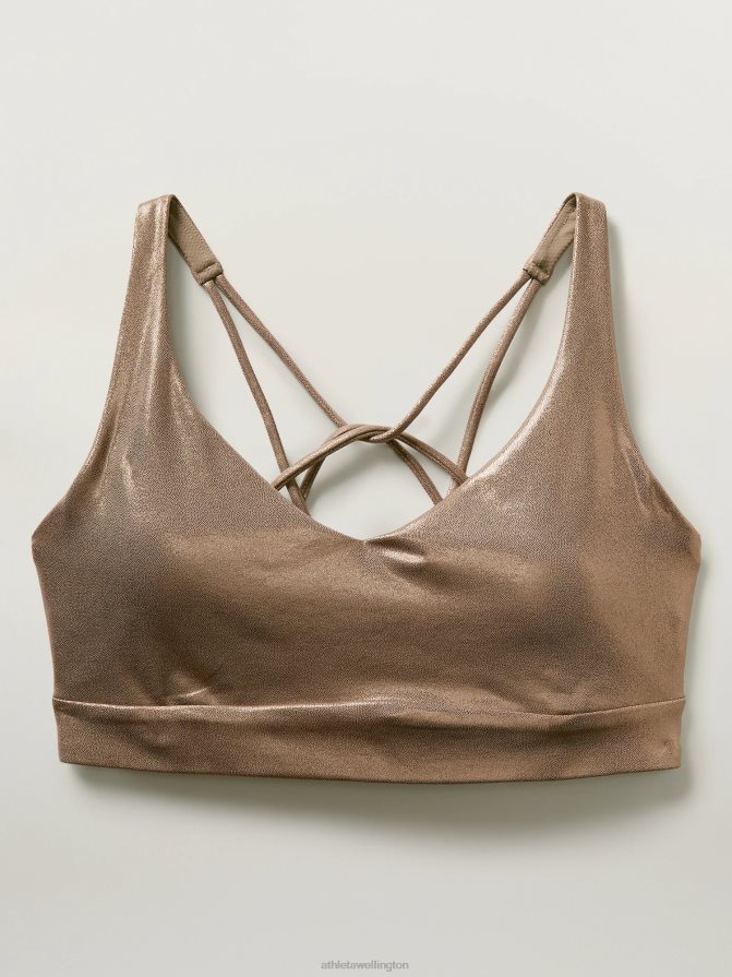 Athleta Women Pyrite Shine Solace Bra A-C TZB4L0607