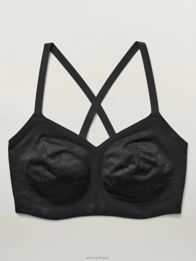 Athleta Women Black Lace Ritual Adjustable Bra D-DD TZB4L0611