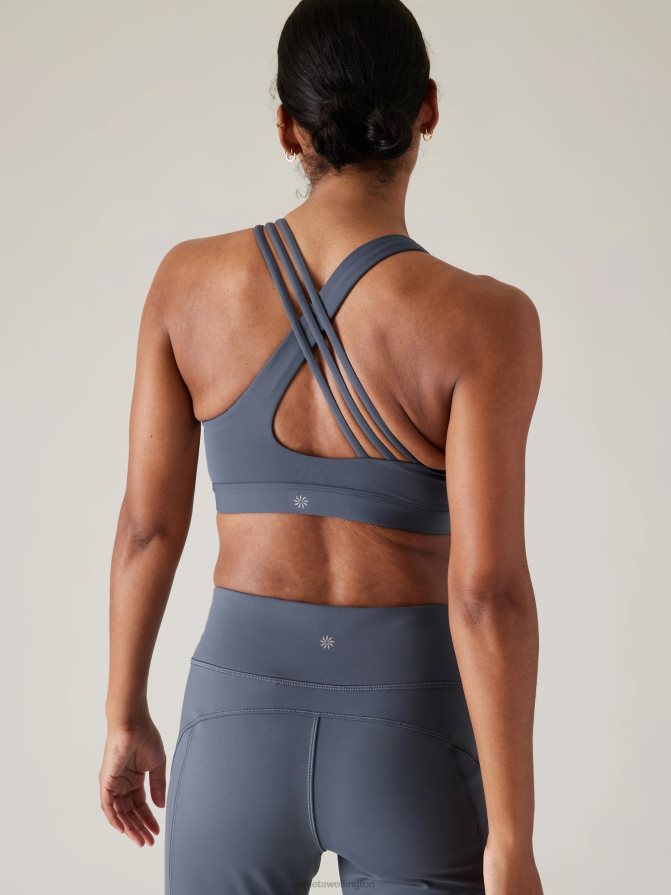 Athleta Women Granite Blue Train Free Bra D-DD TZB4L0694