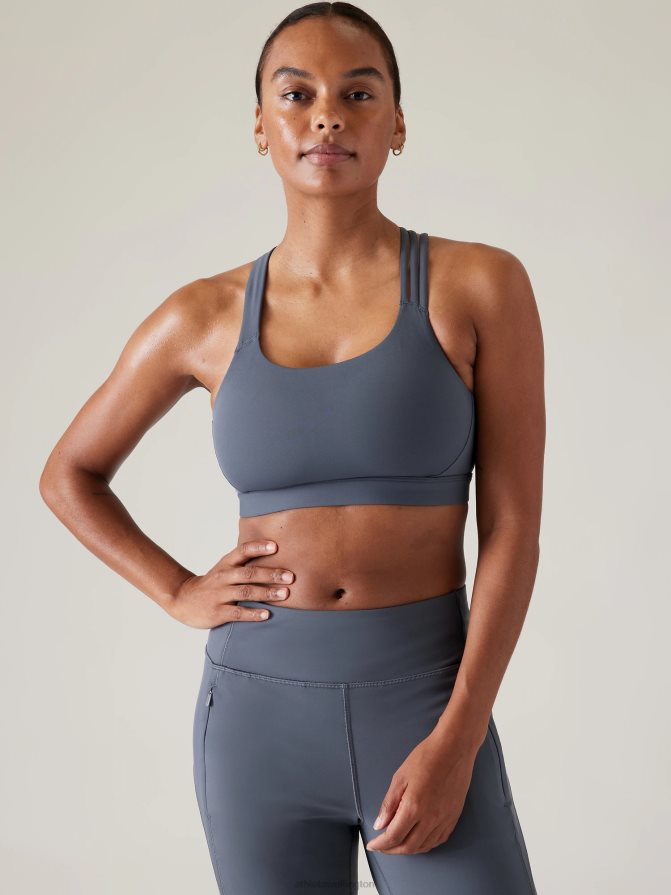 Athleta Women Granite Blue Train Free Bra D-DD TZB4L0694