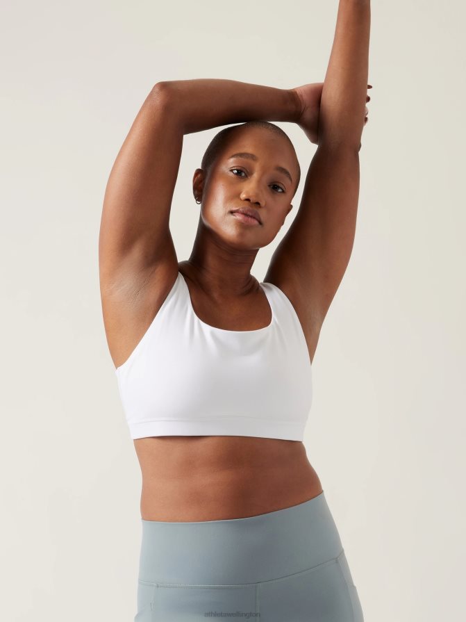 Athleta Women White Exhale Bra D-DD+ TZB4L0659