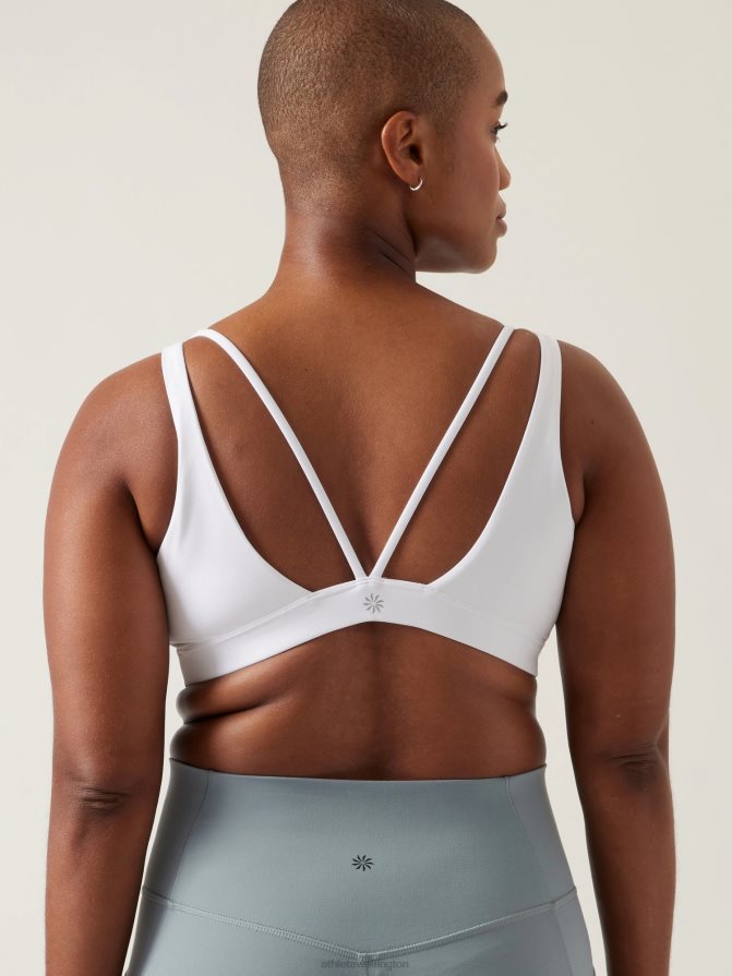 Athleta Women White Exhale Bra D-DD+ TZB4L0659