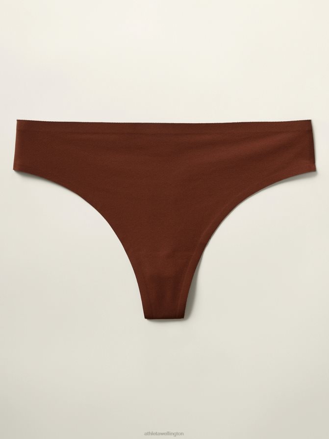 Athleta Women Ancient Mahogany Ritual Thong Underwear TZB4L0705