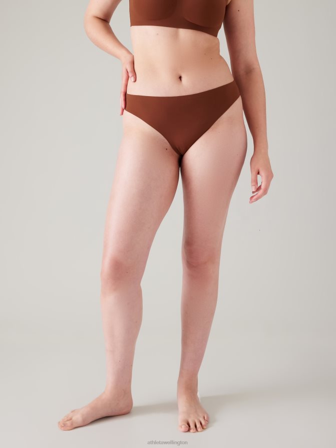 Athleta Women Ancient Mahogany Ritual Thong Underwear TZB4L0705