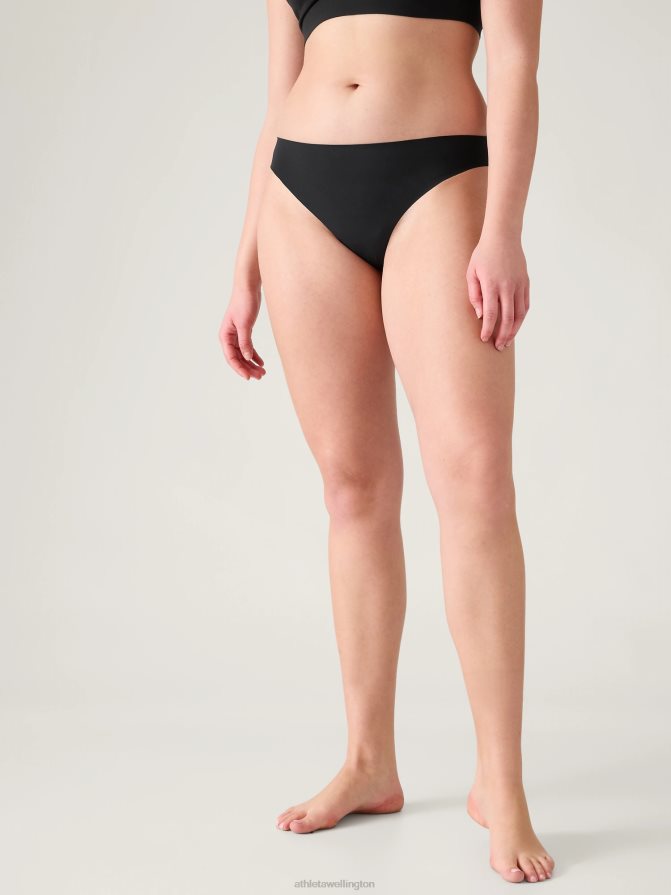 Athleta Women Black Ritual Thong Underwear 3-Pack TZB4L0623