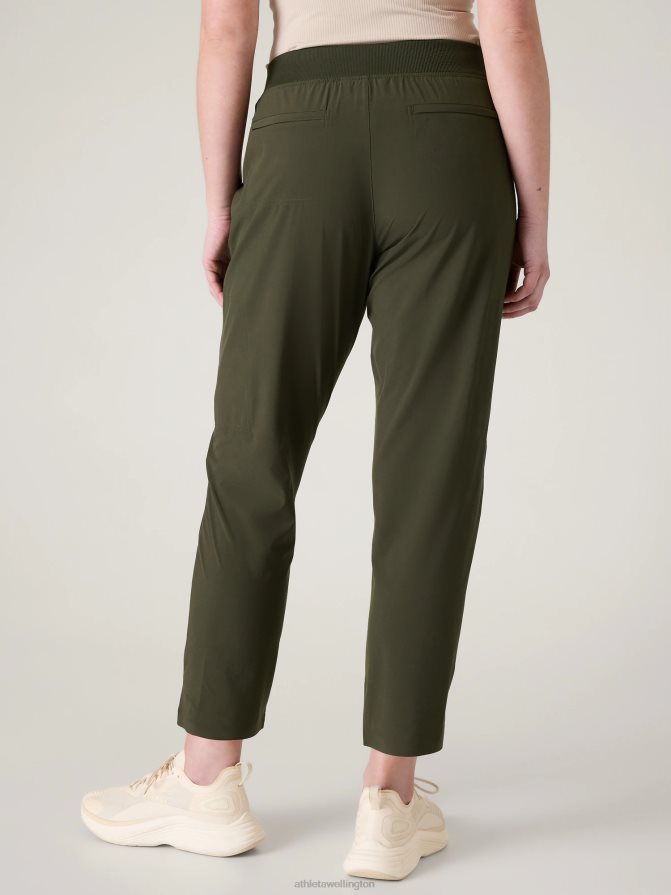 Athleta Women Aspen Olive Brooklyn Ankle Utility Pant TZB4L041