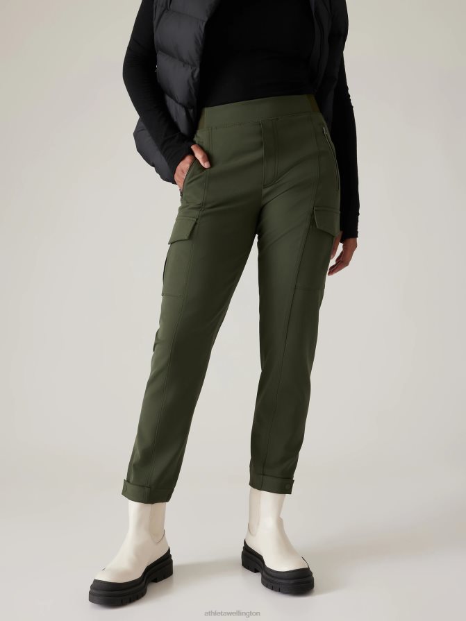 Athleta Women Aspen Olive Endless Cargo High Rise Jogger TZB4L084