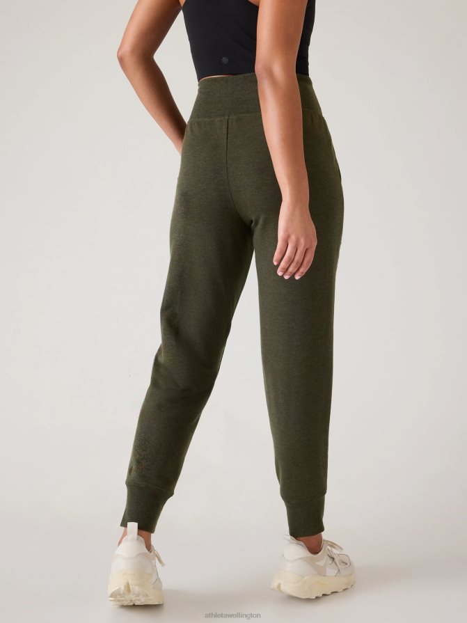 Athleta Women Aspen Olive Heather Coaster Luxe Jogger TZB4L030