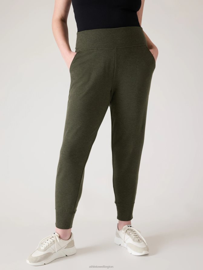 Athleta Women Aspen Olive Heather Coaster Luxe Jogger TZB4L030