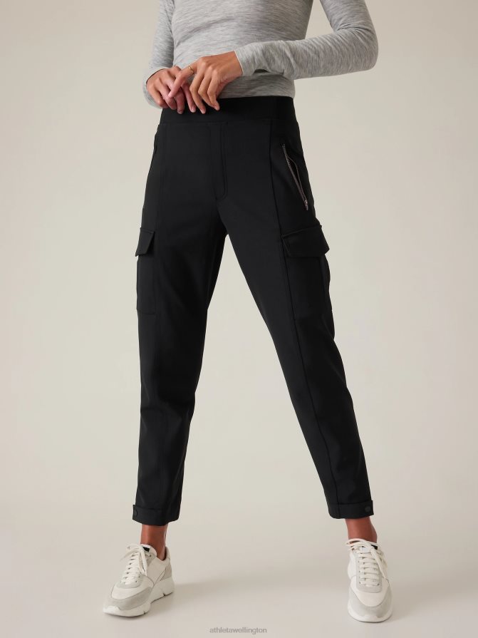 Athleta Women Black Endless Cargo High Rise Jogger TZB4L099