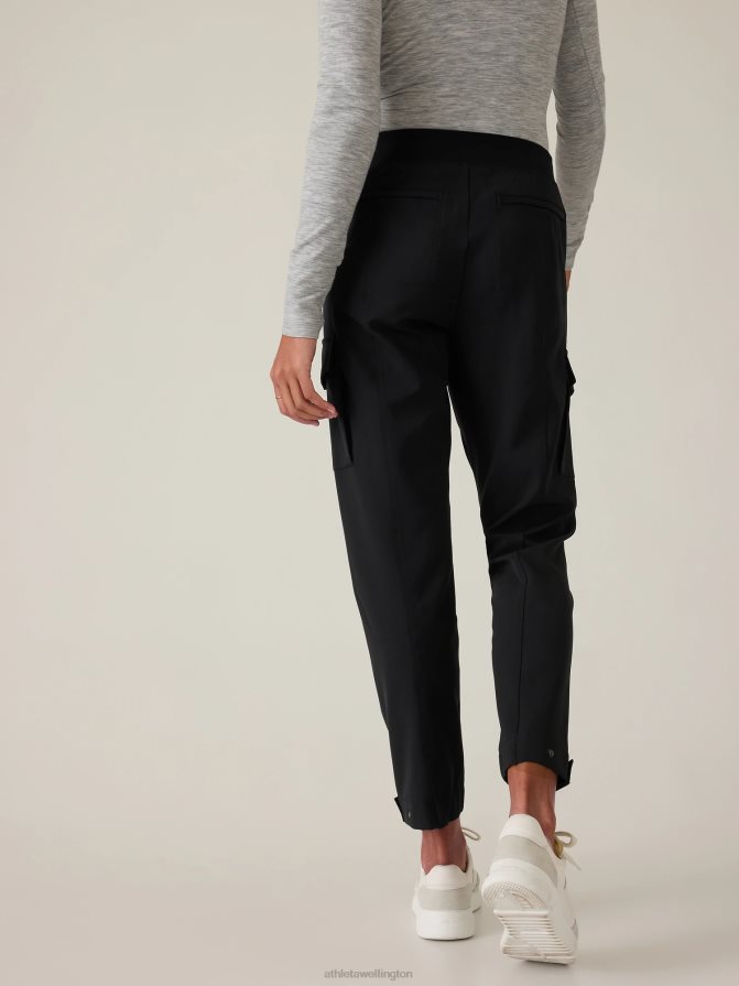 Athleta Women Black Endless Cargo High Rise Jogger TZB4L099