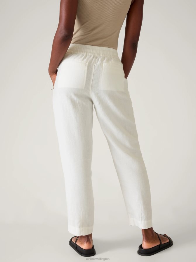 Athleta Women Calla Lily Retreat Linen Ankle Pant TZB4L0166