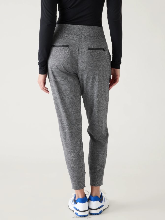 Athleta Women Grey Heather Venice Mid Rise Jogger TZB4L0181