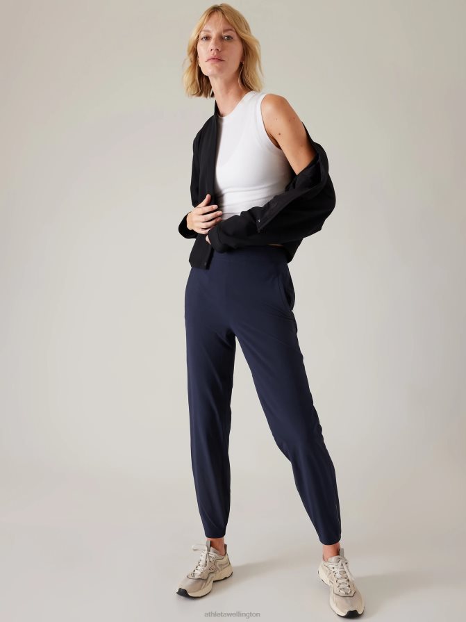 Athleta Women Navy Brooklyn Heights High Rise Jogger TZB4L0159