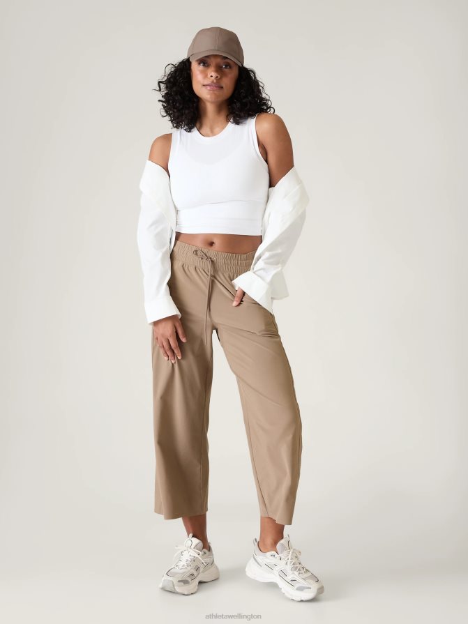 Athleta Women Pyrite Avenue Wide Leg Crop Pant TZB4L026