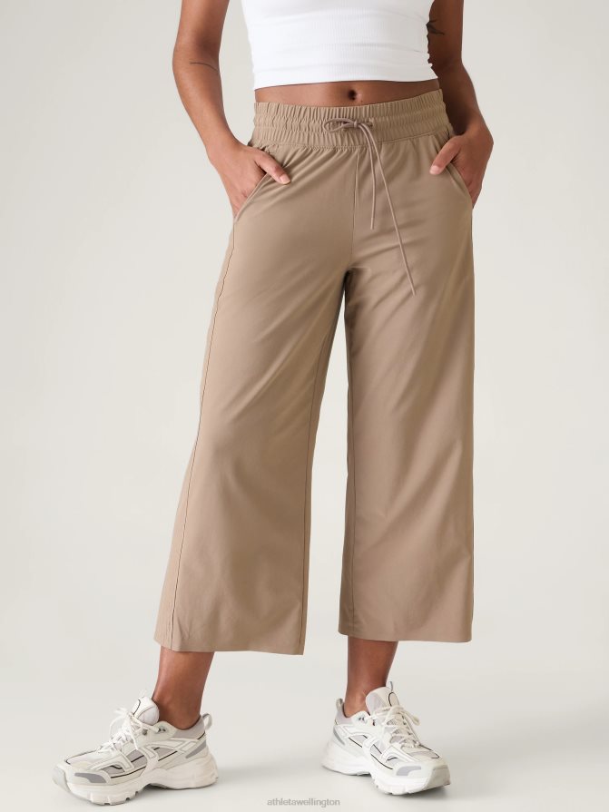 Athleta Women Pyrite Avenue Wide Leg Crop Pant TZB4L026