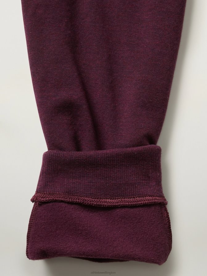 Athleta Women Spiced Cabernet Heather Coaster Luxe Jogger TZB4L0168