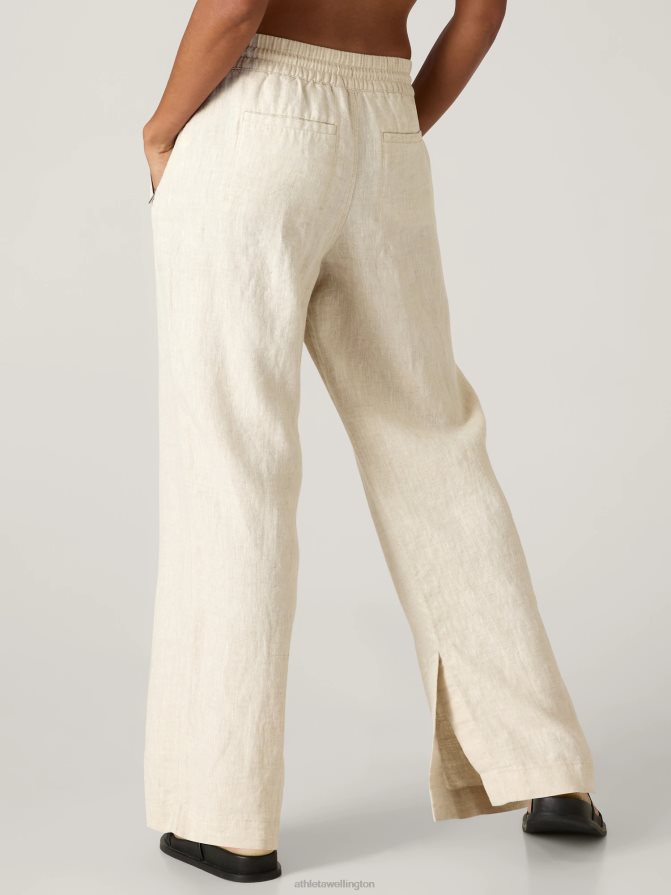 Athleta Women Undyed Retreat Wide Leg Linen Pant TZB4L02