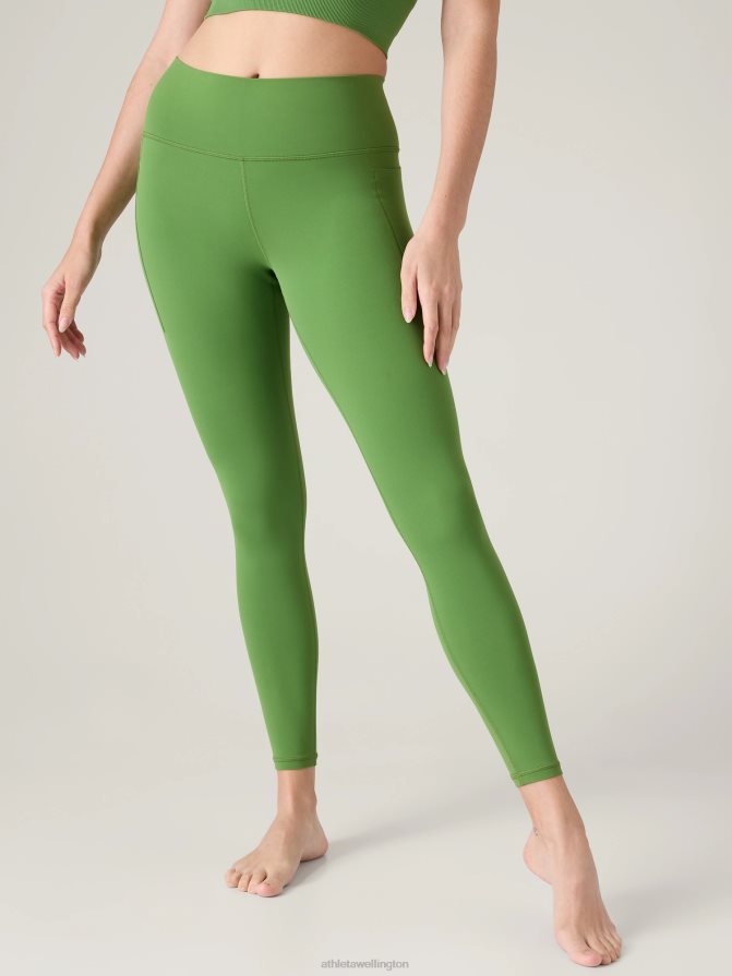 Athleta Women Baja Green Transcend Stash Tight TZB4L054