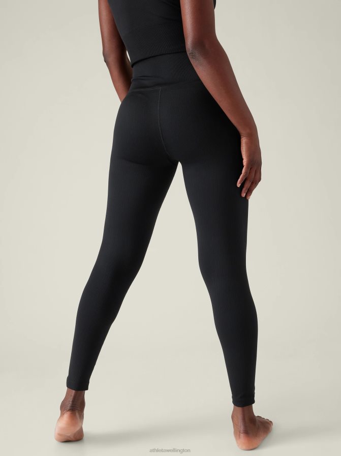 Athleta Women Black Aurora Seamless Tight TZB4L039