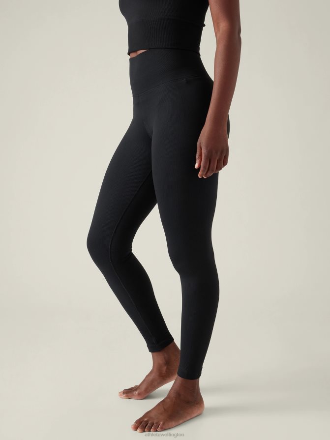 Athleta Women Black Aurora Seamless Tight TZB4L039