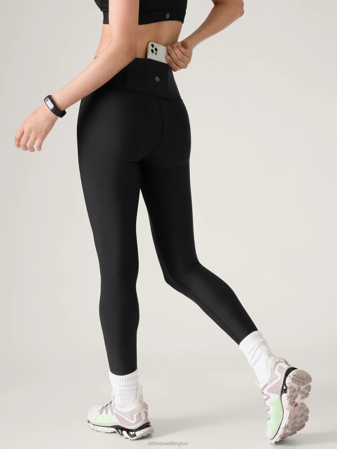 Athleta Women Black Interval Tight TZB4L0178