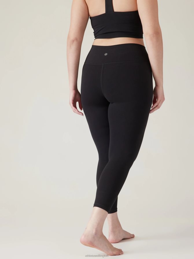 Athleta Women Black Transcend 7/8 Tight TZB4L080