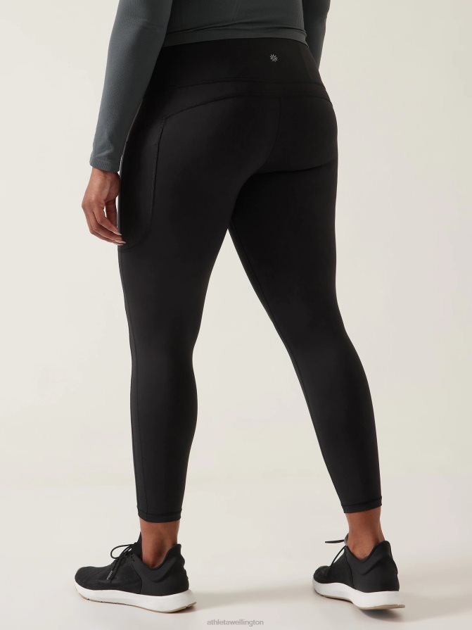 Athleta Women Black Ultimate Stash 7/8 Tight TZB4L0148