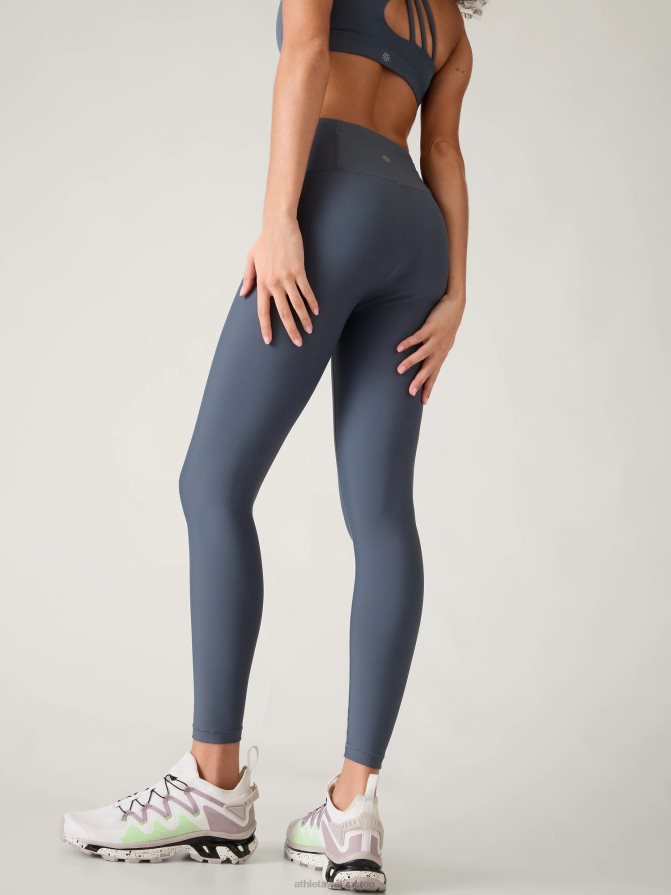 Athleta Women Granite Blue Interval Tight TZB4L0174