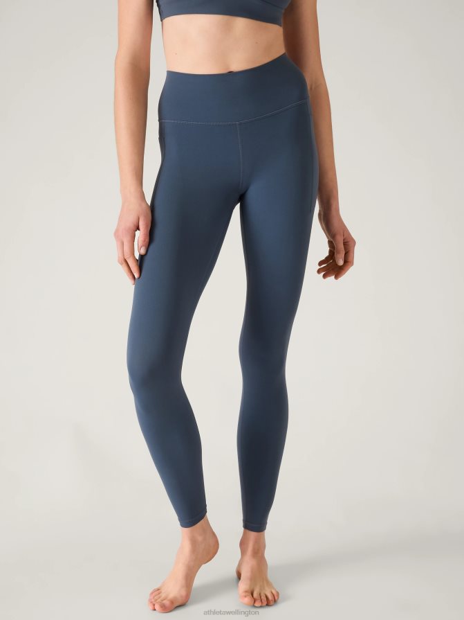 Athleta Women Granite Blue Transcend Stash Tight TZB4L024