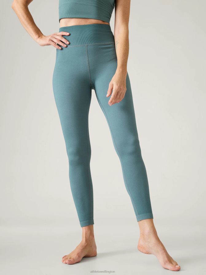 Athleta Women Oxidized Green Aurora Seamless Tight TZB4L0103