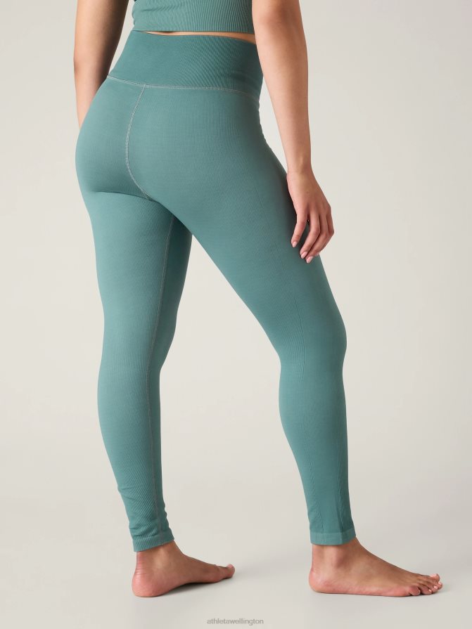 Athleta Women Oxidized Green Aurora Seamless Tight TZB4L0103