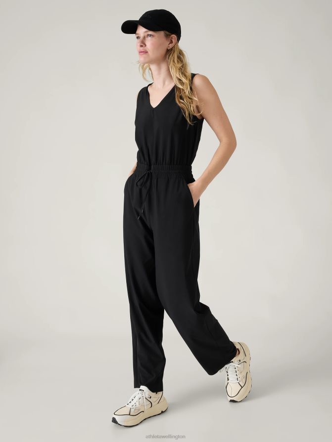 Athleta Women Black Avenue Jumpsuit TZB4L0749