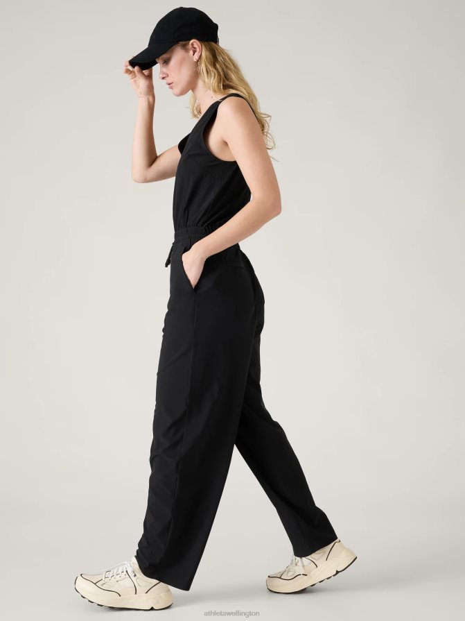 Athleta Women Black Avenue Jumpsuit TZB4L0749