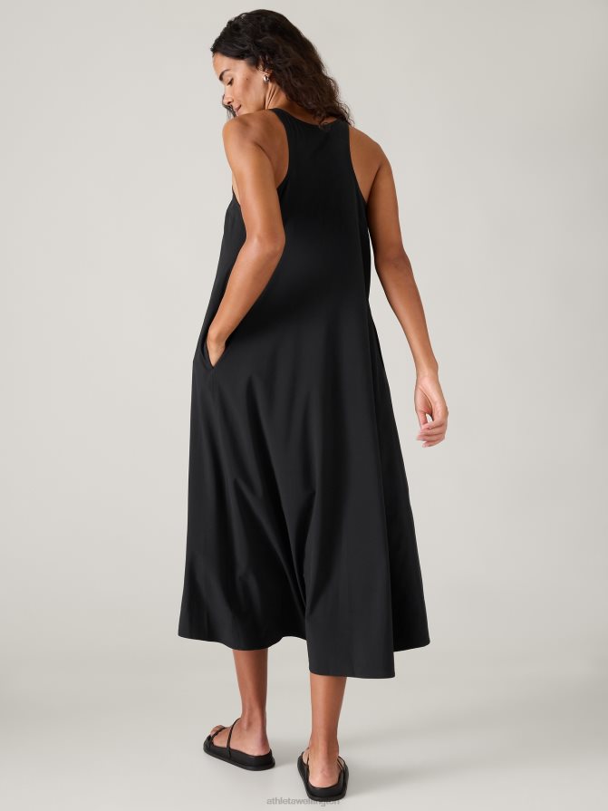 Athleta Women Black Presidio Traveler Maxi Dress TZB4L0750