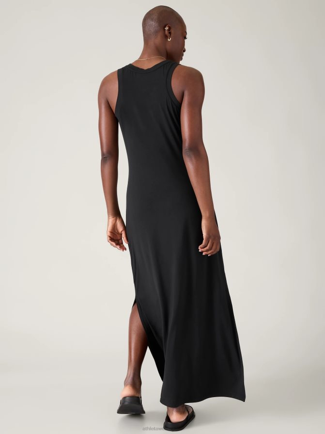 Athleta Women Black Santorini Maxi Dress TZB4L0743