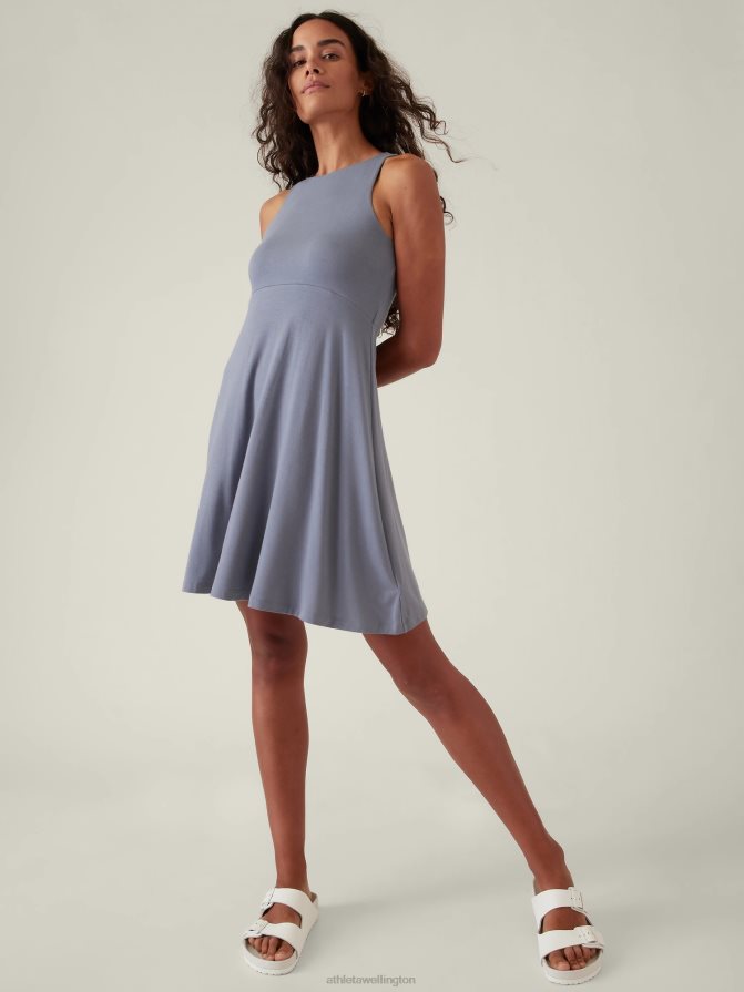 Athleta Women Coastline Blue Santorini Thera Dress TZB4L0784