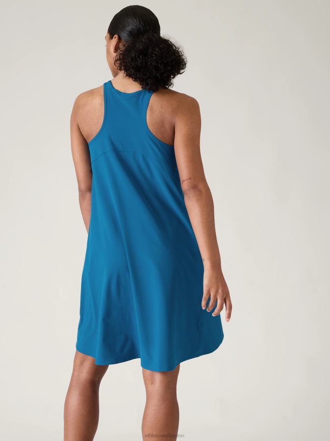 Athleta Women Dark Lapis Blue Presidio Traveler Dress TZB4L0788