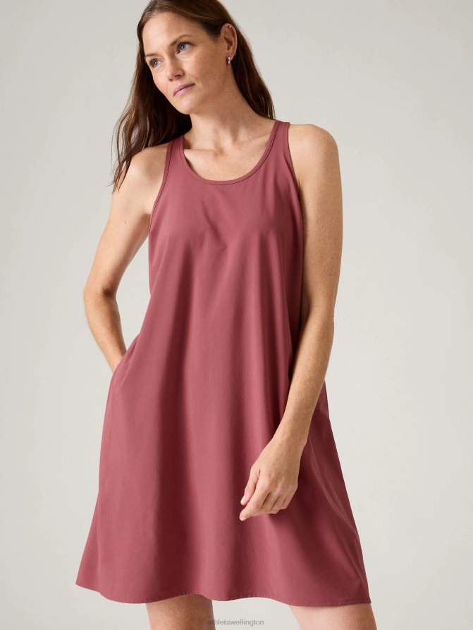 Athleta Women Rosewood Presidio Traveler Dress TZB4L0787