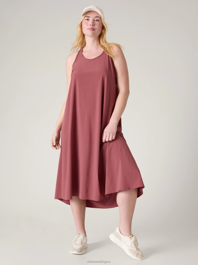 Athleta Women Rosewood Presidio Traveler Maxi Dress TZB4L0770